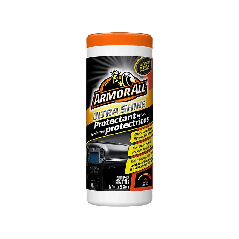 ARMOR ALL - ULTRA SHINE PROTECTANT WIPES 6x20 CT