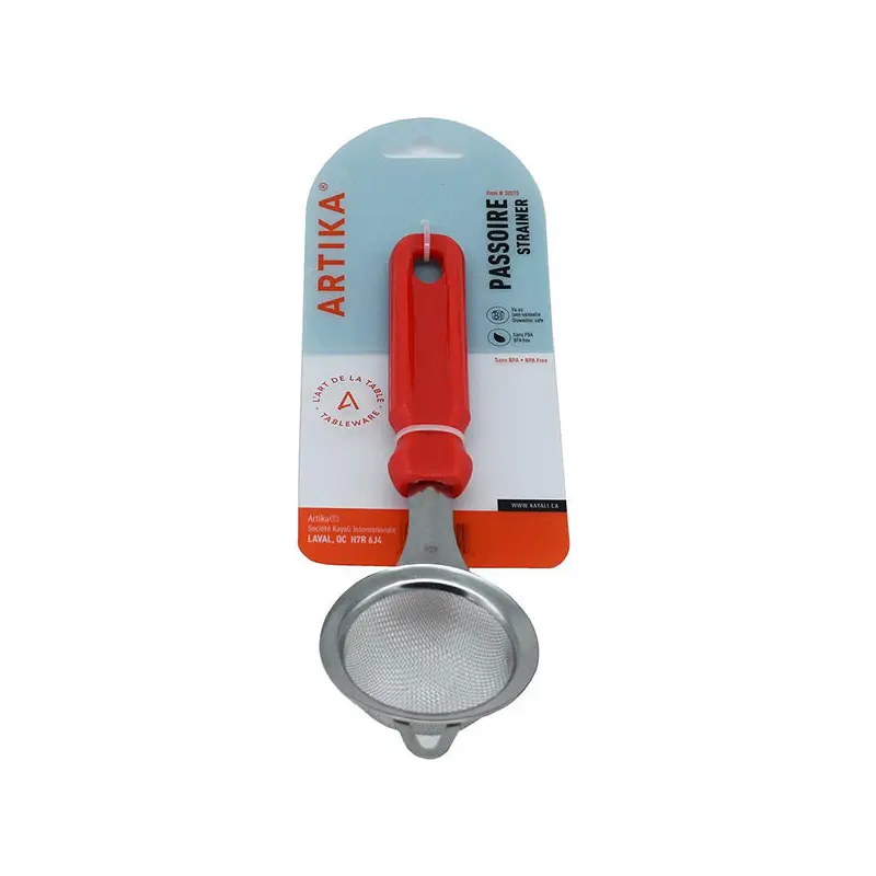 ARTIKA - SMALL RED STRAINER EA