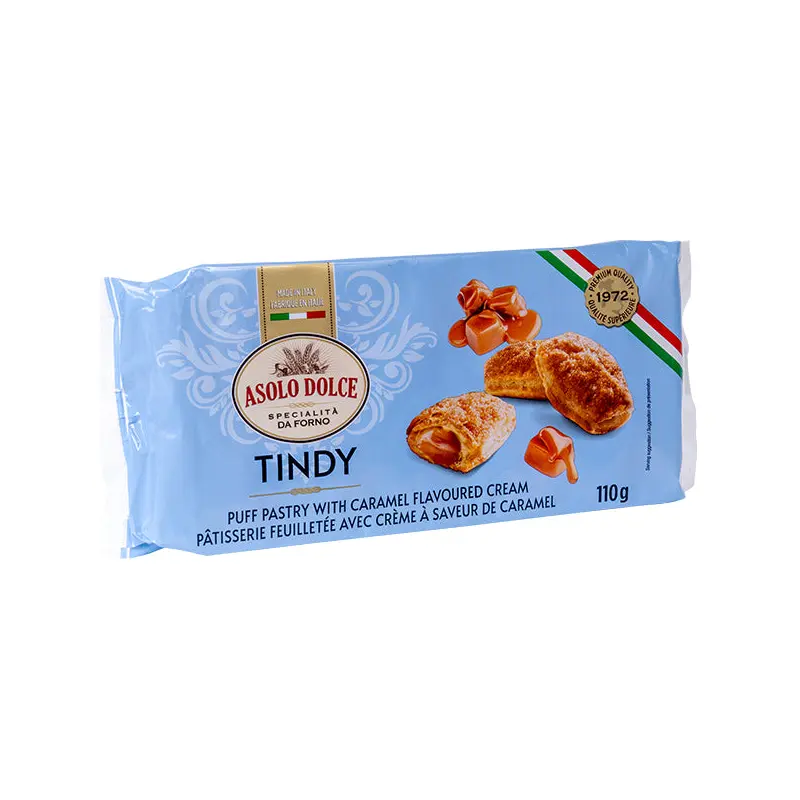ASOLO DOLCE - TINDY PUFF PASTRY CARAMEL 110GR