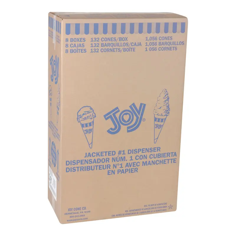 JOY CONE - #1 CAKE WITH JACKET 8x132 EA