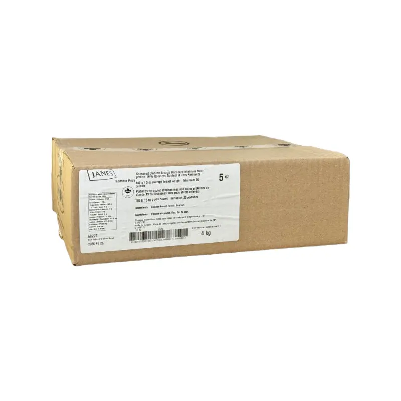 JANES - 5OZ IQF BONELESS CHICKEN BREAST 4KG