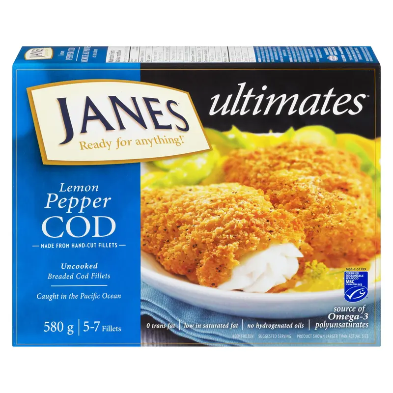 JANES - LEMON PEPPER COD 580GR