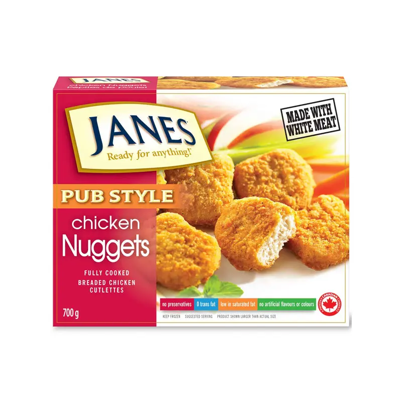 JANES - PUB STYLE CHICKEN BREAST NUGGETS 6x700 GR