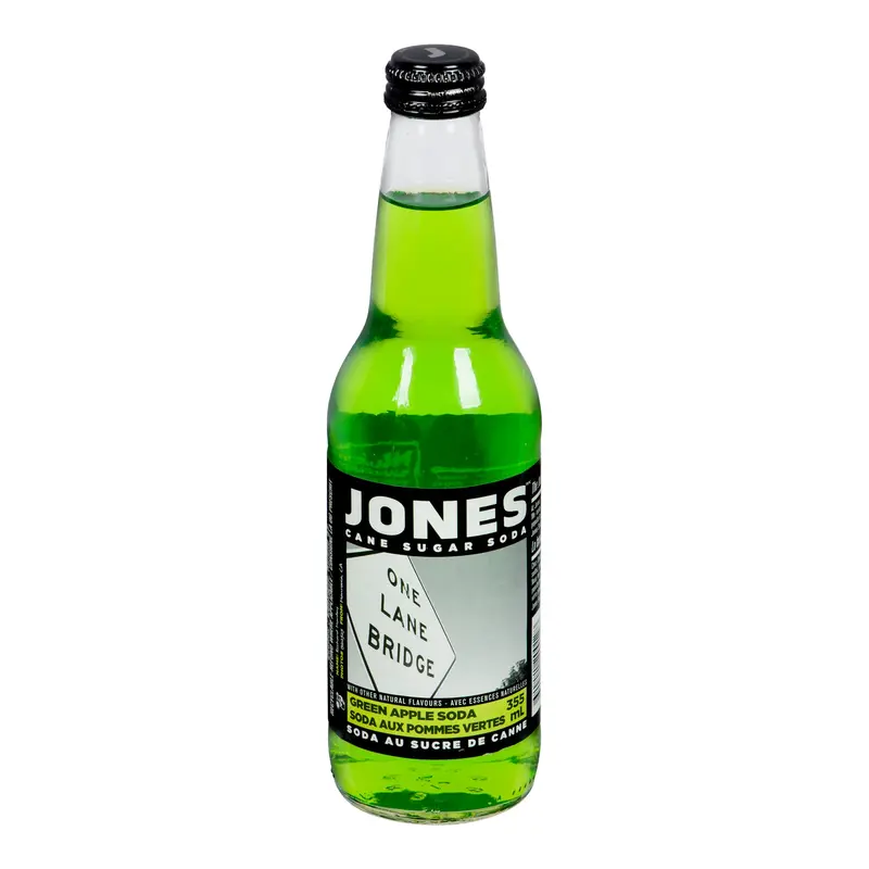JONES SODA - GREEN APPLE GB 12x355ML