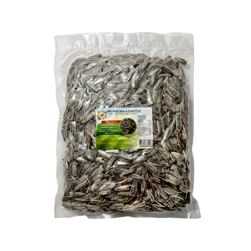 IMG SATIN - SALTED SUNFLOWER SEEDS ROASTED 500GR