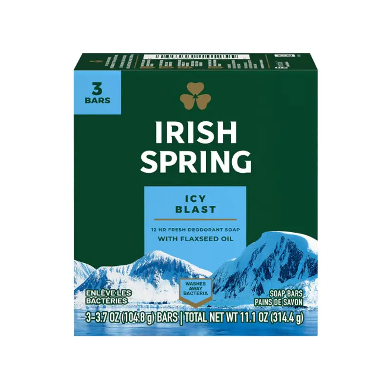 IRISH SPRING - BAR SOAP ICY BLAST 3x113GR