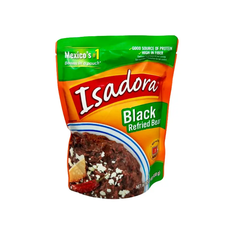 ISADORA - REFRIED BLACK BEANS 430GR