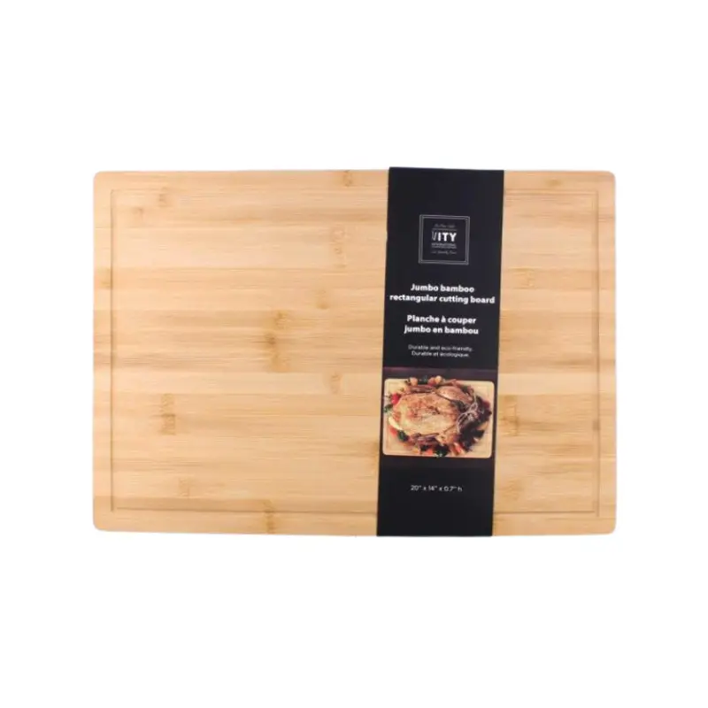 ITY - JUMBO RECTANGULAR BAMBOO CUTTING BOARD EA