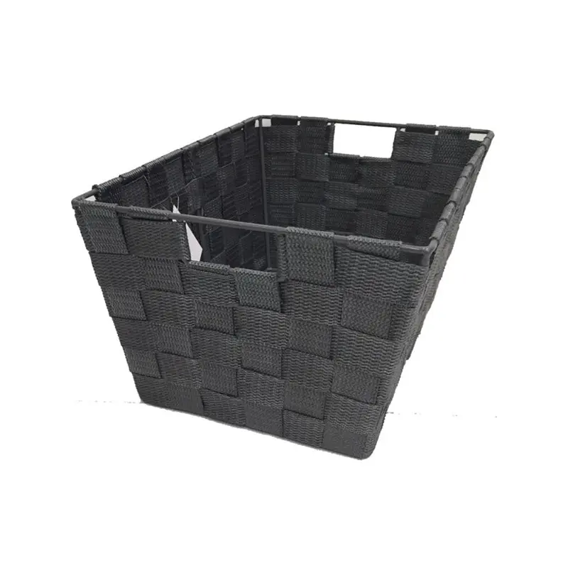 ITY - SINGLE RECTANGULAR STORAGE BASKET GREY EA