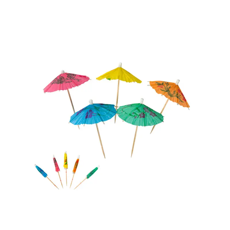 HY-STIX - UMBRELLA 4" ASSORTED COLOUR 144EA