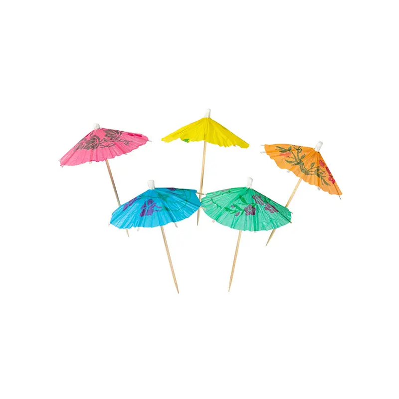 HY-STIX - UMBRELLA 4" ASSORTED COLOUR 5x144EA