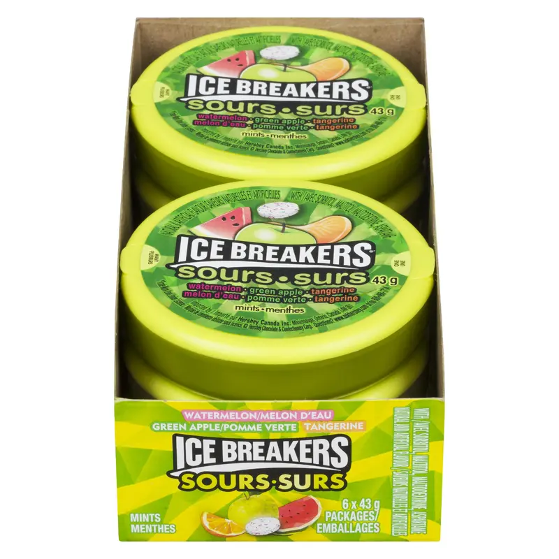ICE BREAKERS - SOUR FRUIT 6x43GR