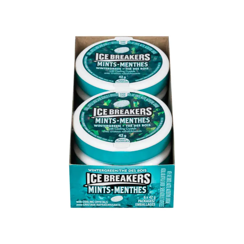 ICE BREAKERS - WINTERGREEN 12x6x42 GR