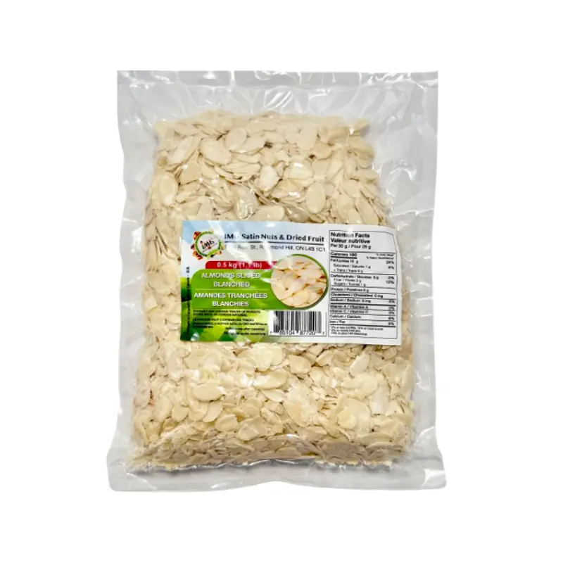 IMG SATIN - ALMOND SLICED BLANCHED 500GR