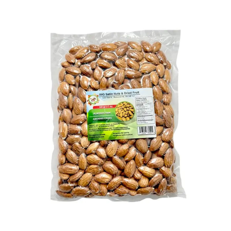 IMG SATIN - ALMONDS RAW 6x1.1 lbs