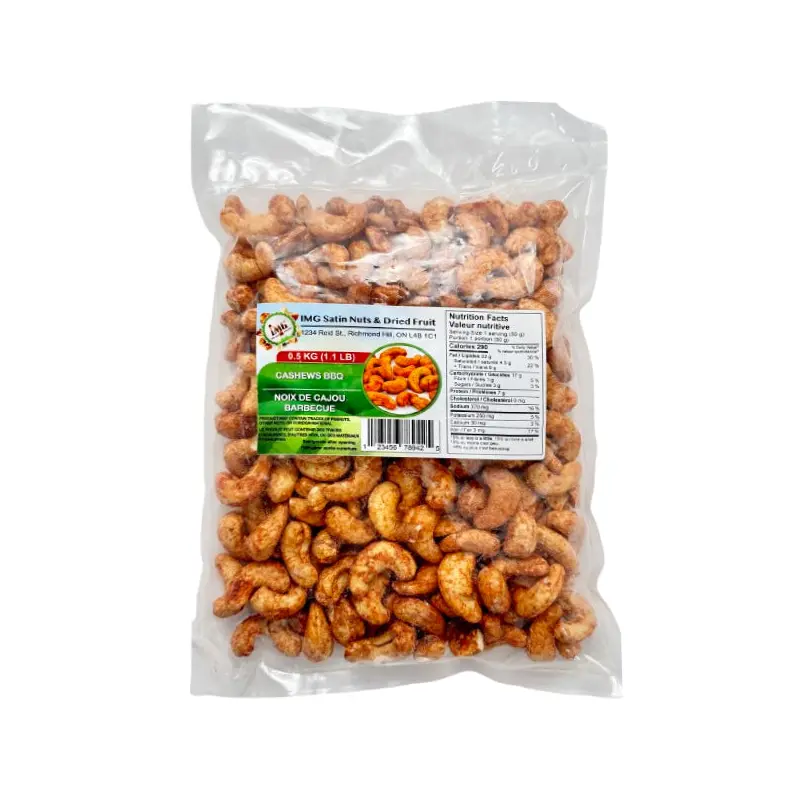 IMG SATIN - CASHEWS BBQ 6x1.1 lbs