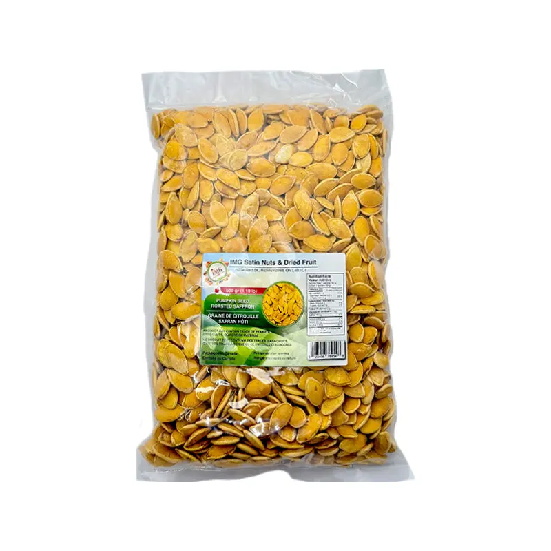 IMG SATIN - PUMPKIN SEEDS ROASTED SAFFRON 6x0.5 KG