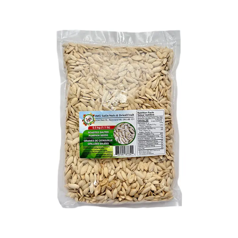 IMG SATIN - ROASTED SALTED PUMPKIN SEEDS 500GR