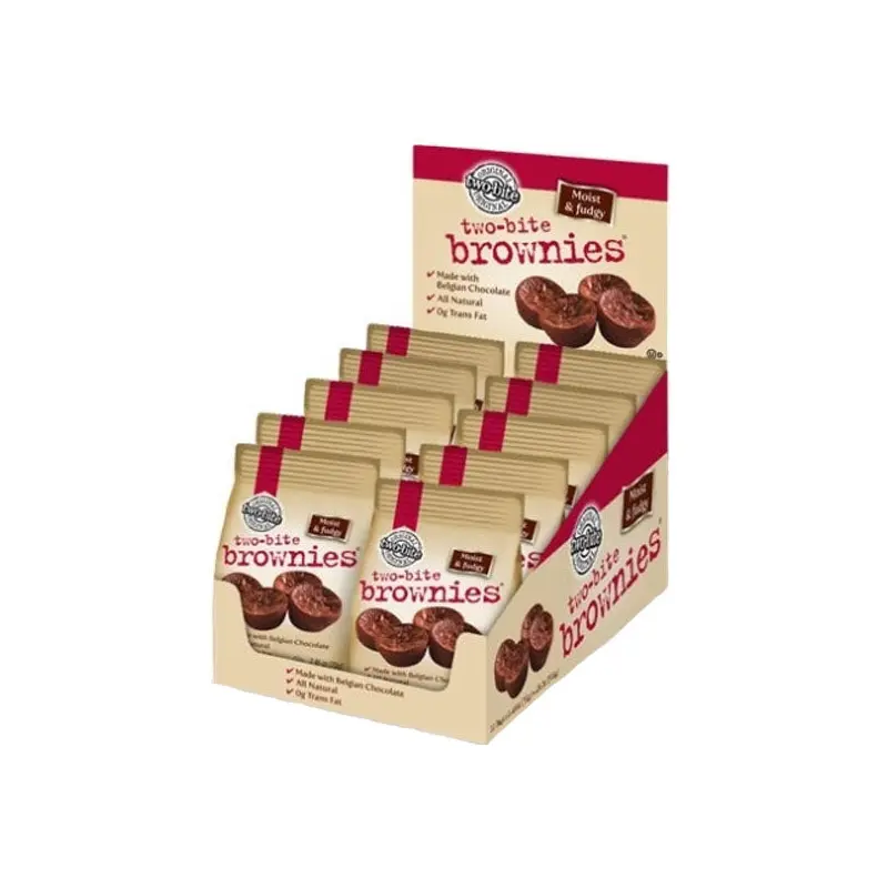 HOMESTYLE - TWO-BITE BROWNIES 10x70GR