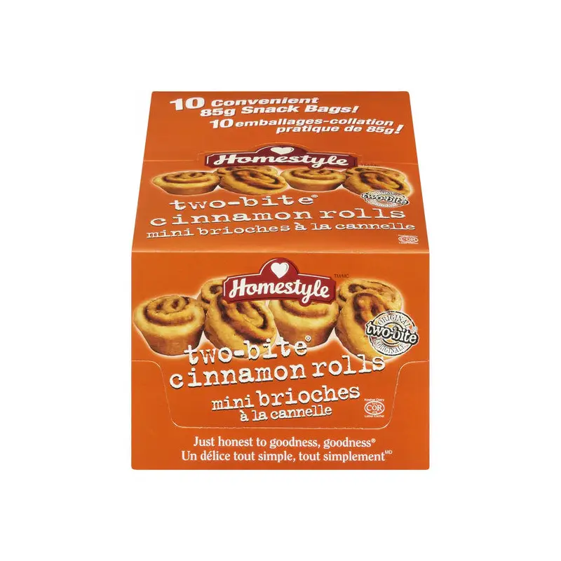 HOMESTYLE - TWO-BITE CINNAMON ROLLS 4X10x70GR