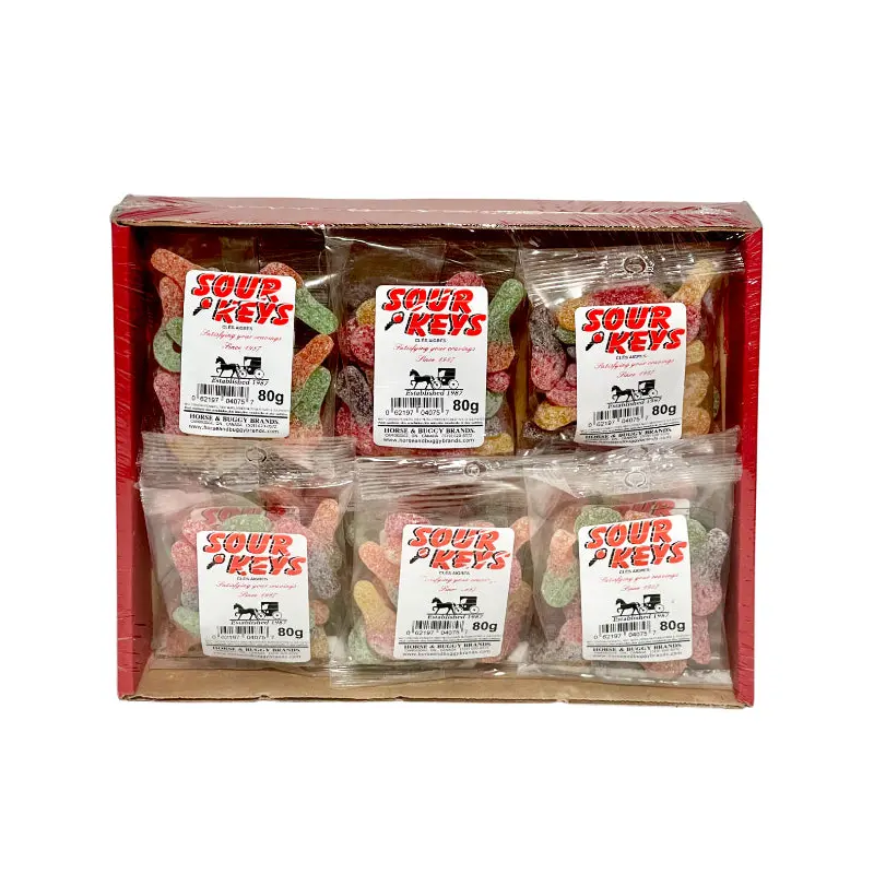 HORSE & BUGGY - SOUR KEYS CANDY 12x80 GR