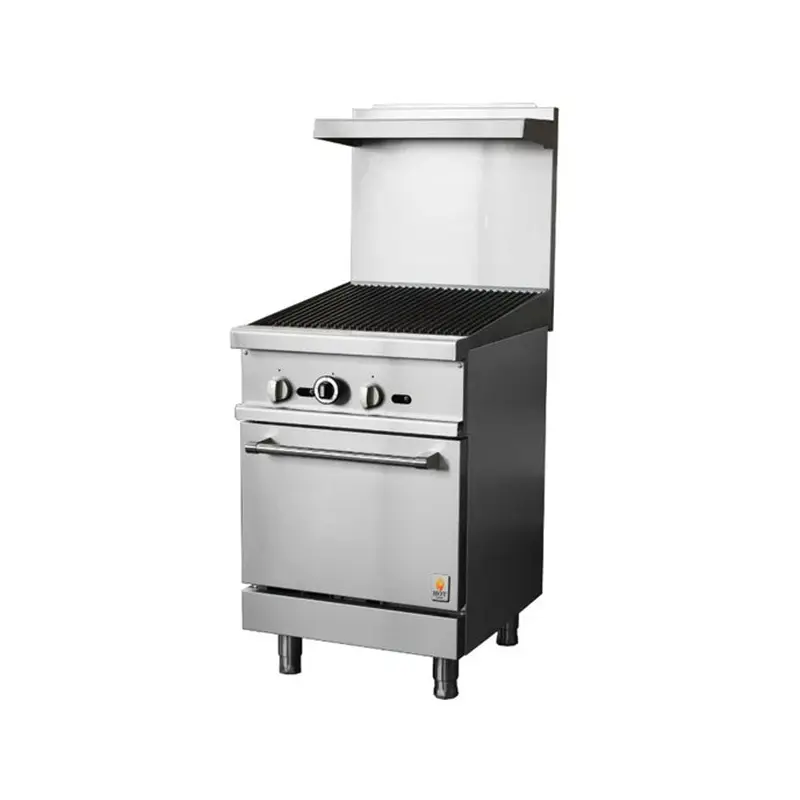 HOTZONE - 24" RANGE WITH CHARBROILER TOP