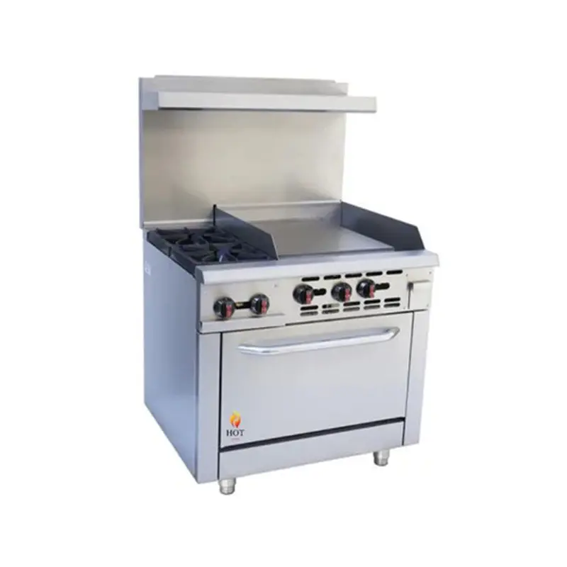 HOTZONE - 36" RANGE WITH 24" MANUAL GRIDDLE 60"