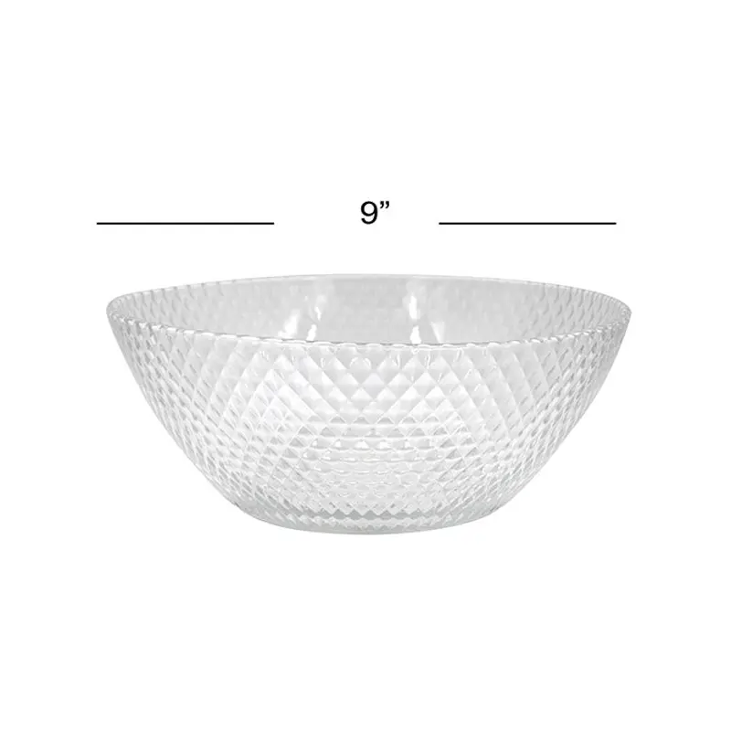 HOUSEWARE - DOT GLASS BOWL 9IN