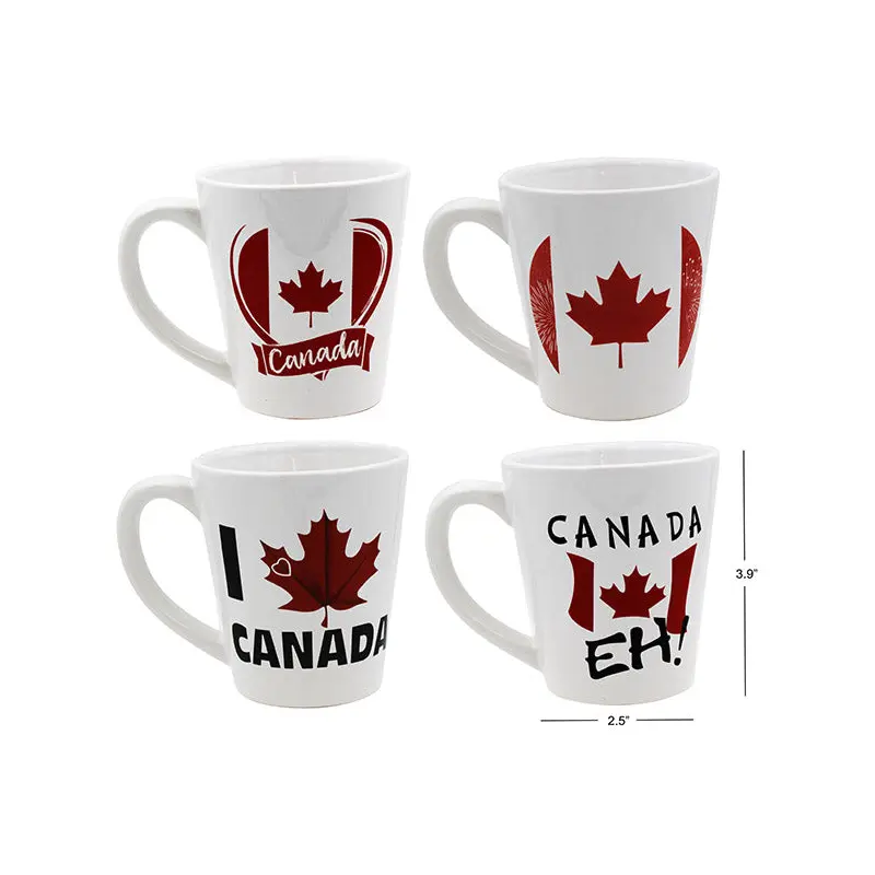 HOUSEWARE - MUG V SHAPE CANADA 11OZ