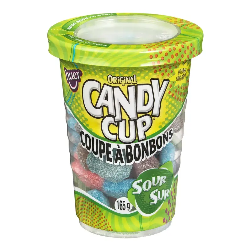 HUER FOODS - CANDY CUP SOUR 165GR