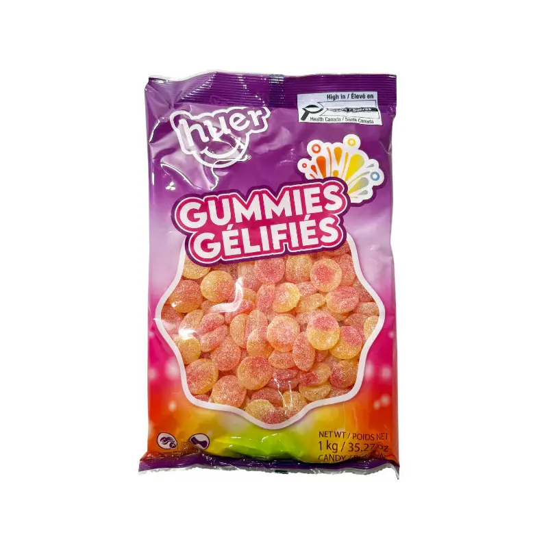 HUER - PEACH SLICES 8x1 KG