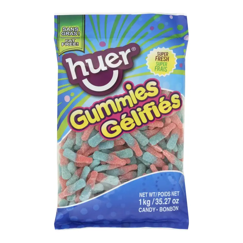 HUER - SOUR BUBBLEGUM BOTTLES 1KG