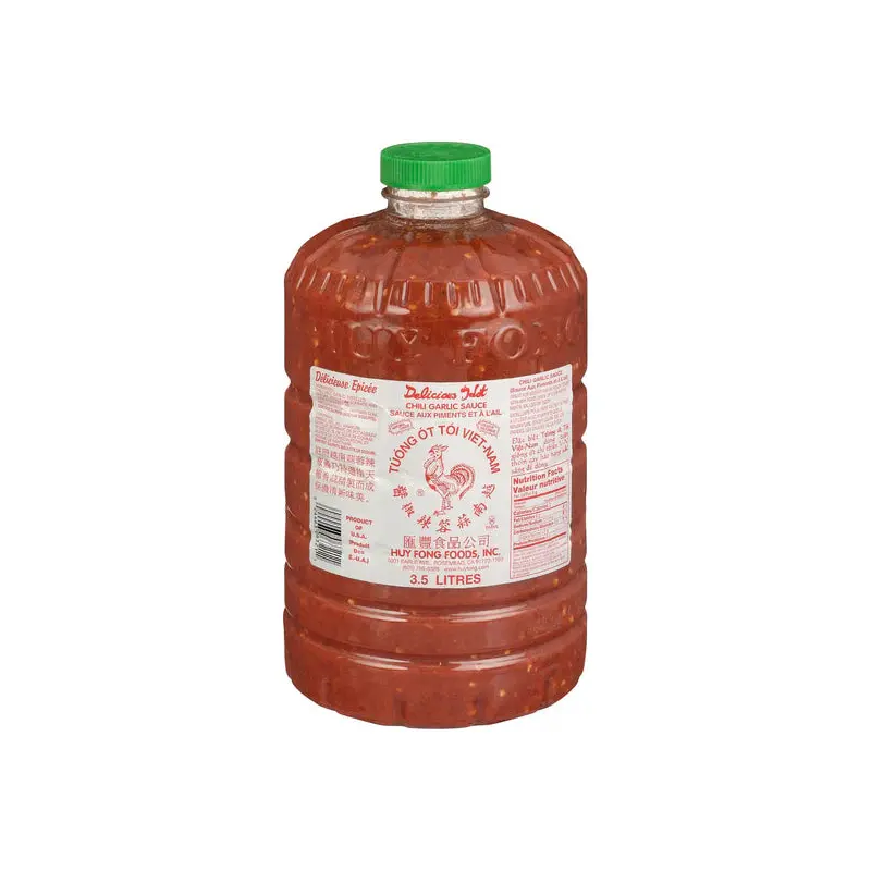 HUY FONG - CHILI GARLIC SAUCE 3x3.5 LT