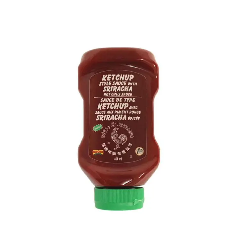 HUY FONG - KETCHUP W/ SRIRACHA HOT CHILI SAUCE 490ML
