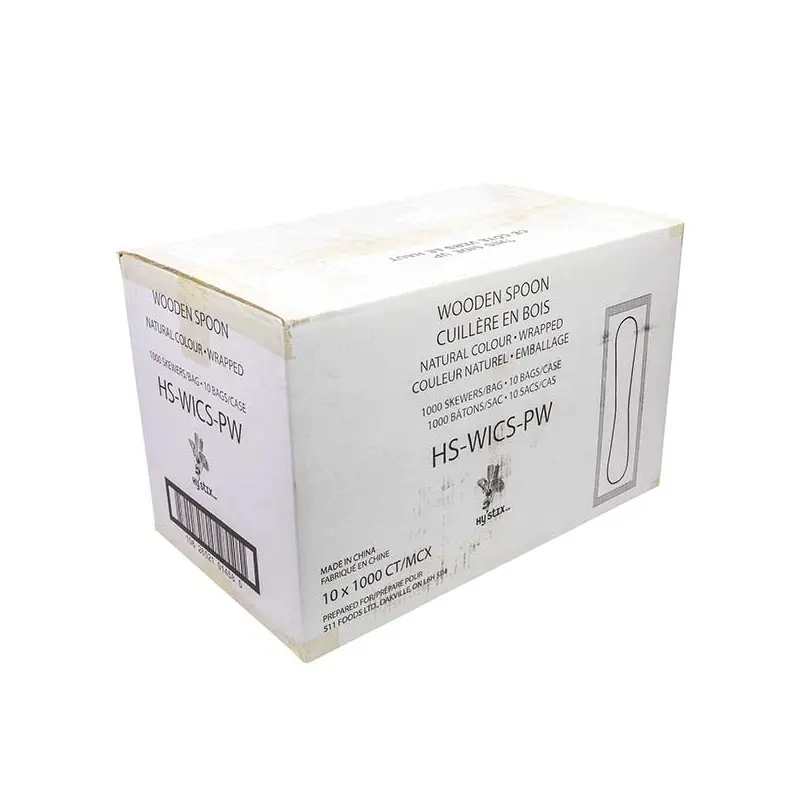 HY STIX - WOODEN SPOON PAPER WRAPPED 10x1000 EA
