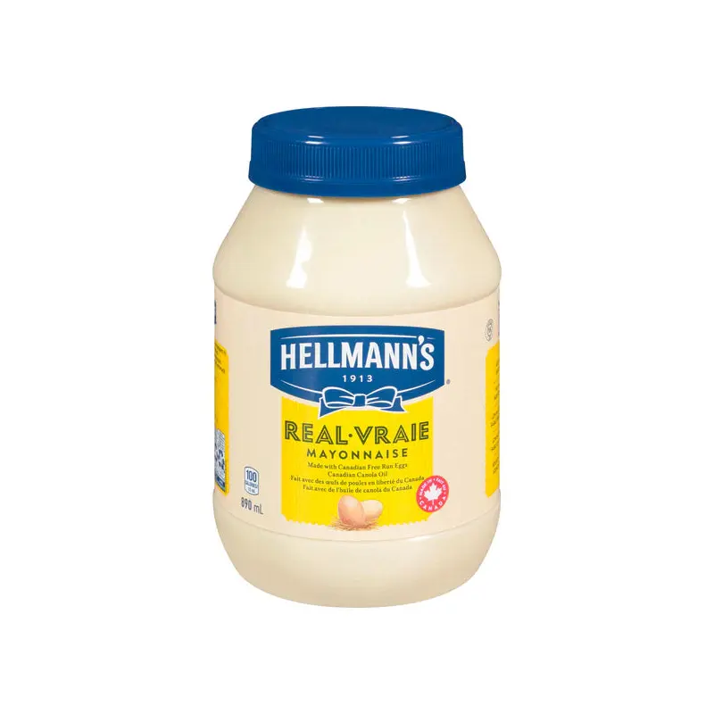 HELLMANN'S - MAYONNAISE REGULAR PLASTIC 10x890 ML
