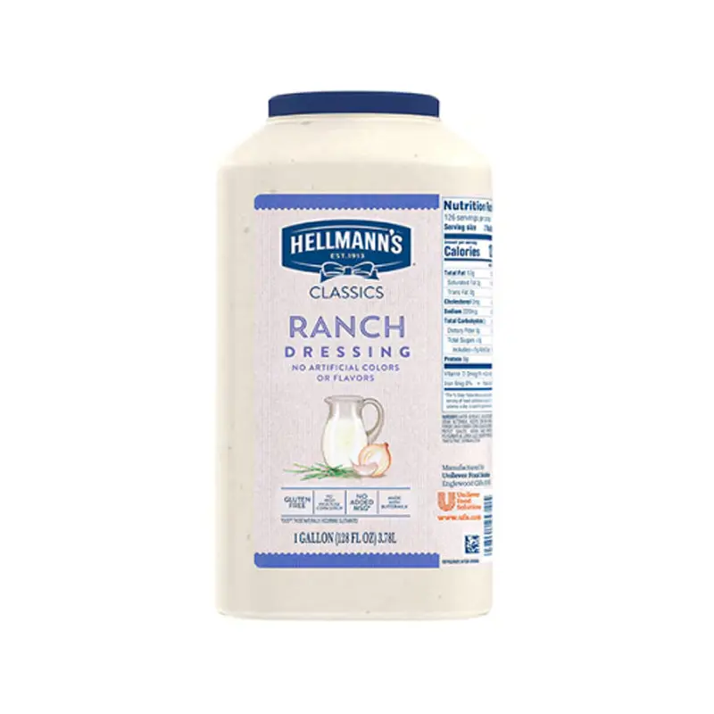 HELLMANNS - CLASSIC RANCH DRESSING 2x3.78LT