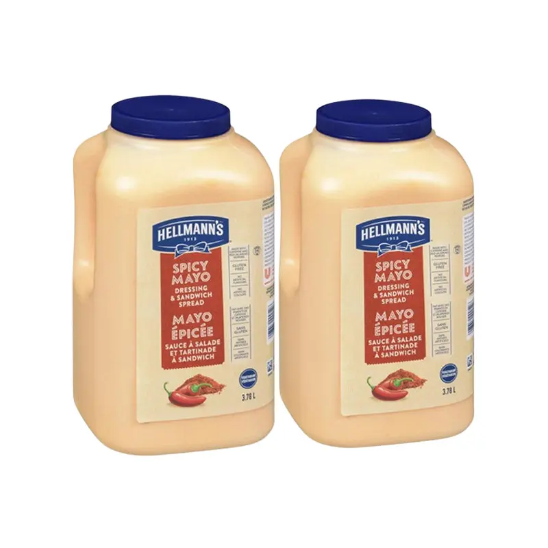 HELLMANNS - SPICY MAYO DRESSING 2x3.78 L