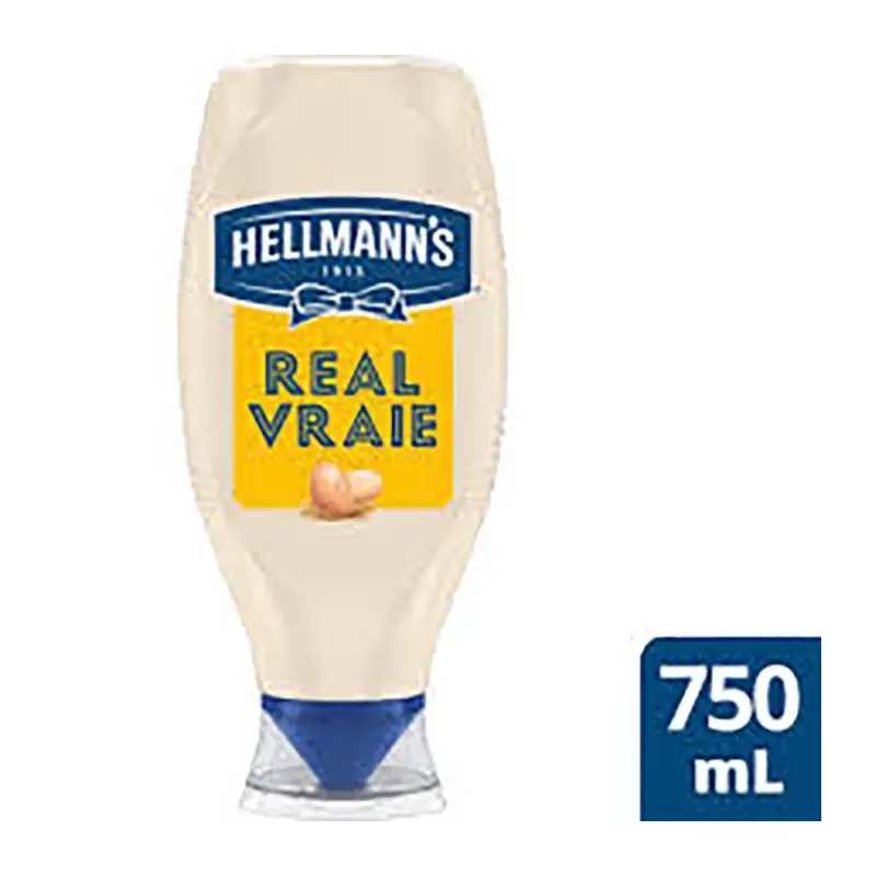HELLMANNS - SQUEEZE MAYONNAISE 750ML