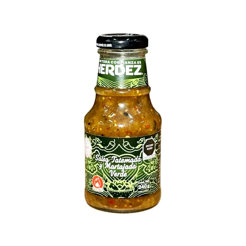HERDEZ - GREEN TATEMADA Y MARTAJADA SAUCE 12x8.47 OZ