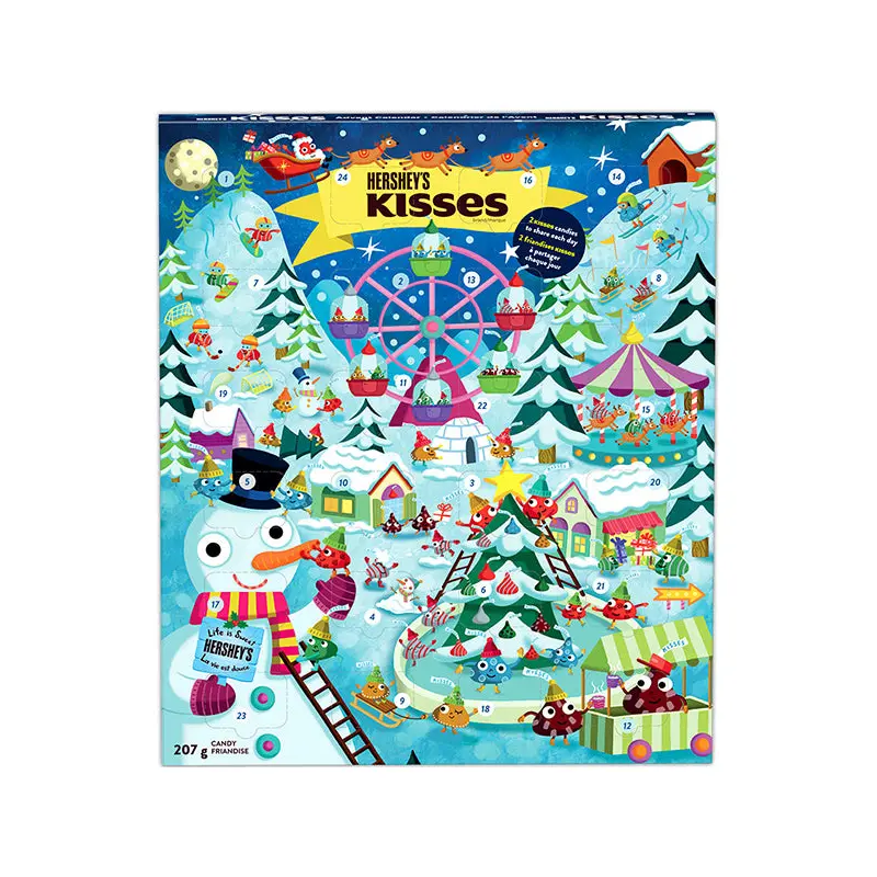 HERSHEY'S - KISSES ADVENT CALENDAR 24x208 GR