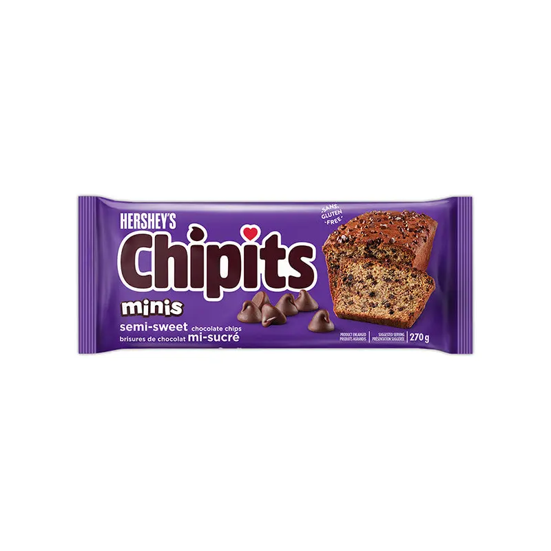 HERSHEYS - CHIPITS MINIS SEMI SWEET 18x270 GR