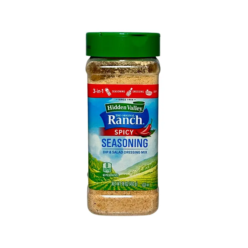 HIDDEN VALLEY - RANCH SPICY POWDER SHAKERS 453GR