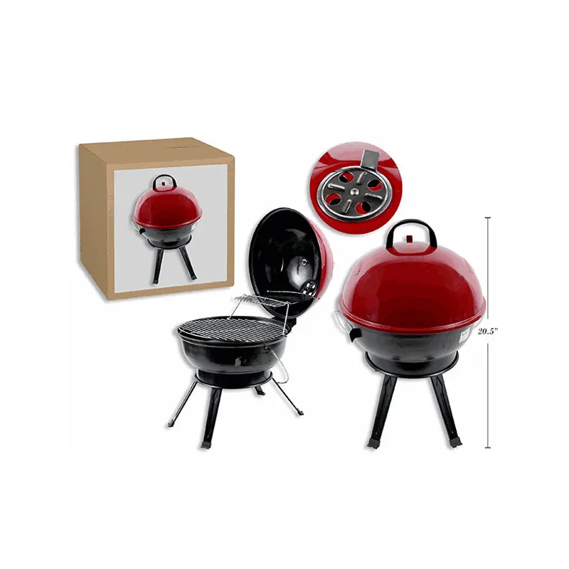 GRILL MAESTRO - 4 LEGS CHARCOAL KETTLE BBQ 20.5IN