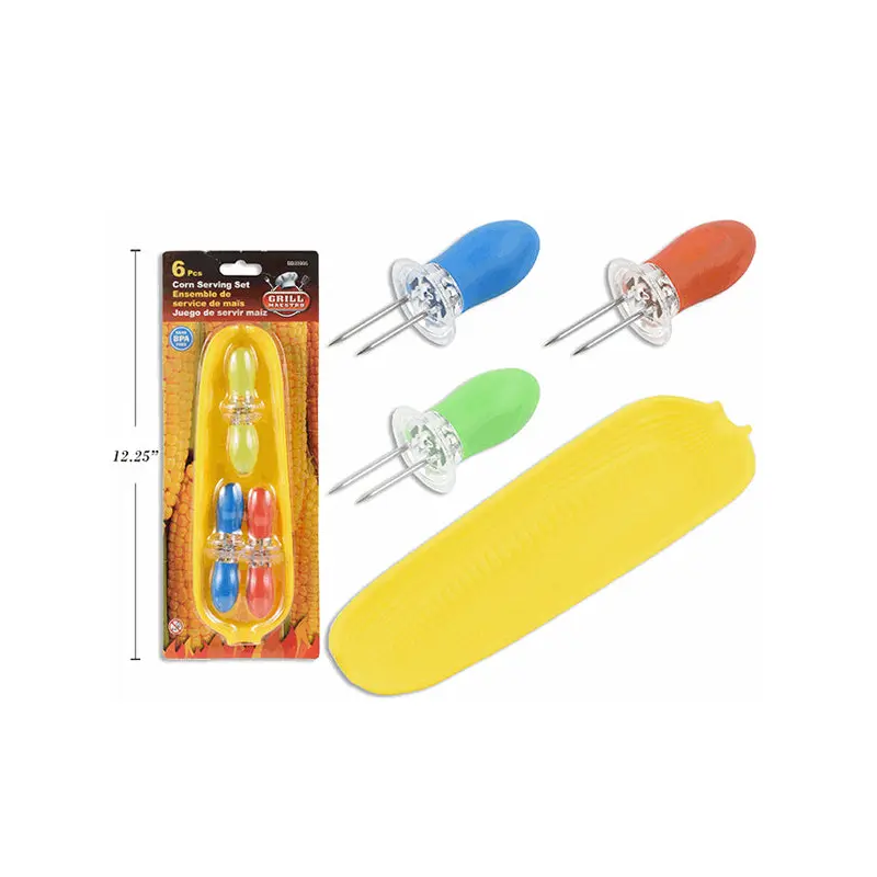 GRILL MAESTRO - 6PCS CORN SERVER SET 1UN
