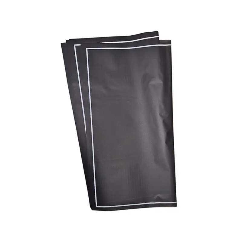 HAN SU - 20PC BLACK W/ WHITE SMALL EDGE WRAPPING PAPER 57x57 CM