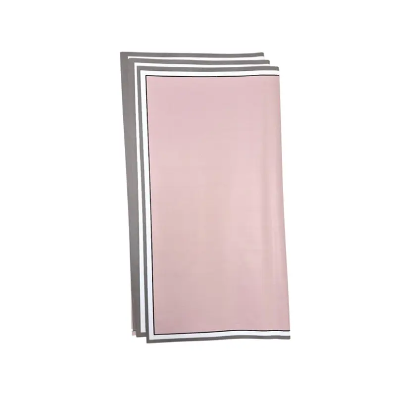 HAN SU - 20PC DEEP PINK W/ GRAY EDGE WRAPPING PAPER 57x57 CM