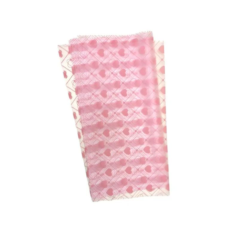 HAN SU - 20PC HEART PINK WRAPPING PAPER 57x57 CM