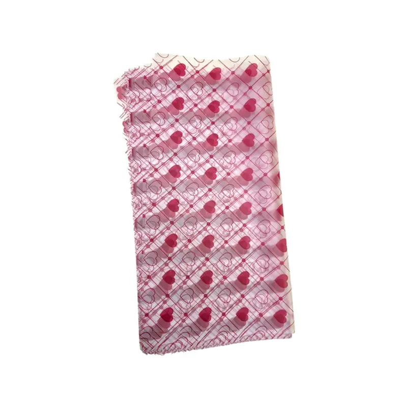 HAN SU - 20PC HEART RED WRAPPING PAPER 57x57 CM