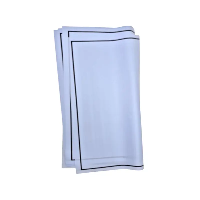 HAN SU - 20PC SKY BLUE W/ BLACK EDGE WRAPPING PAPER 57x57 CM